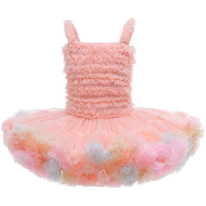 Striped Ribbon Elegant Girl Dress