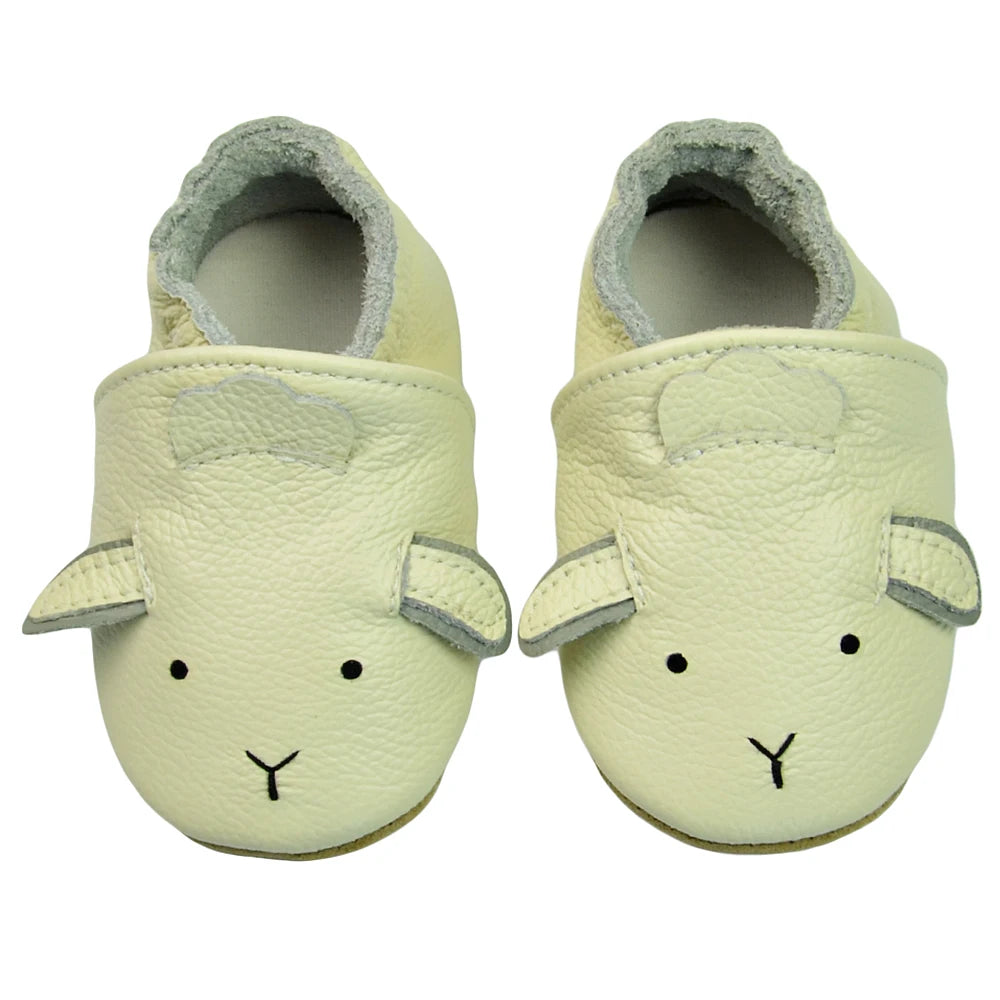Genuine Leather Soft Sole Baby Shoes: Newborn Moccasins Slippers