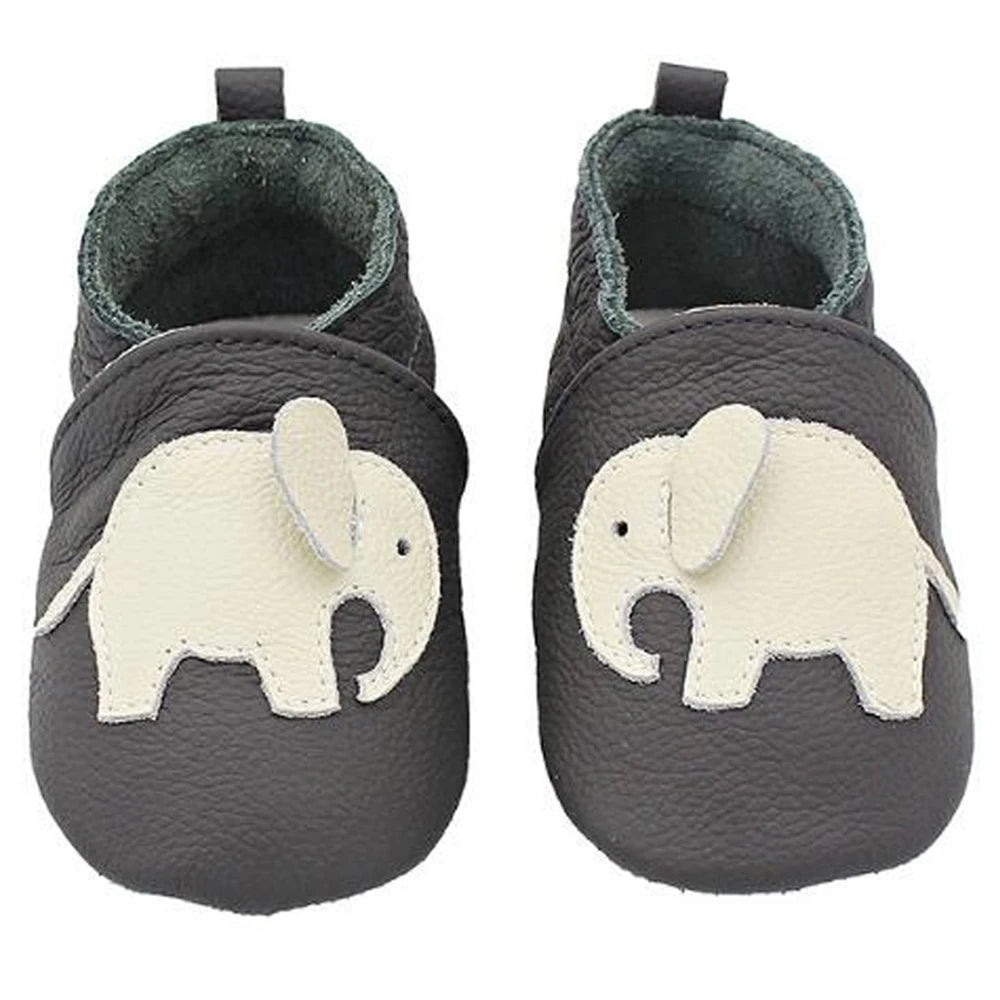 Genuine Leather Soft Sole Baby Shoes: Newborn Moccasins Slippers