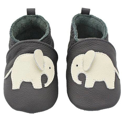 Genuine Leather Soft Sole Baby Shoes: Newborn Moccasins Slippers