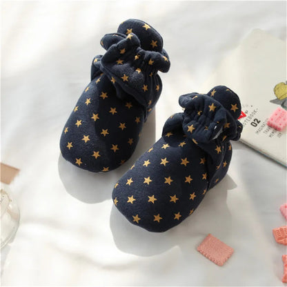 Newborn Baby First Walkers - Soft Anti-slip Crib Shoes