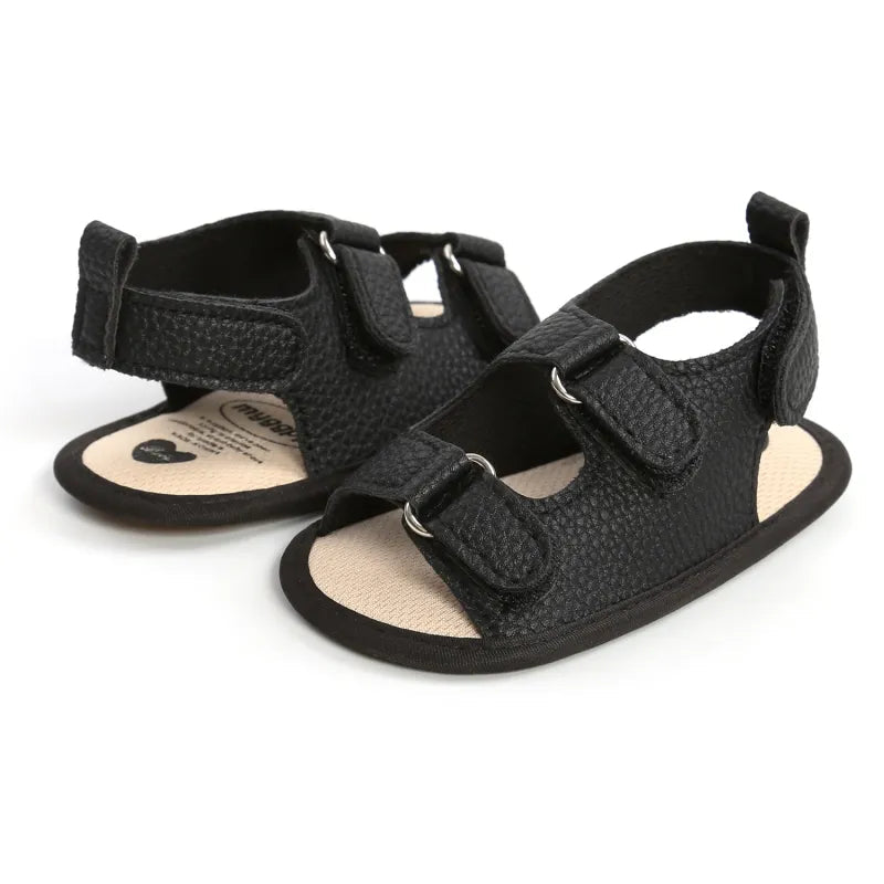 Stylish Non-Slip PU Baby Sandals (Newborn-18 Months)