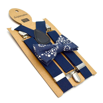Bow Tie & Suspenders Set for Kids: Festive Elegance
