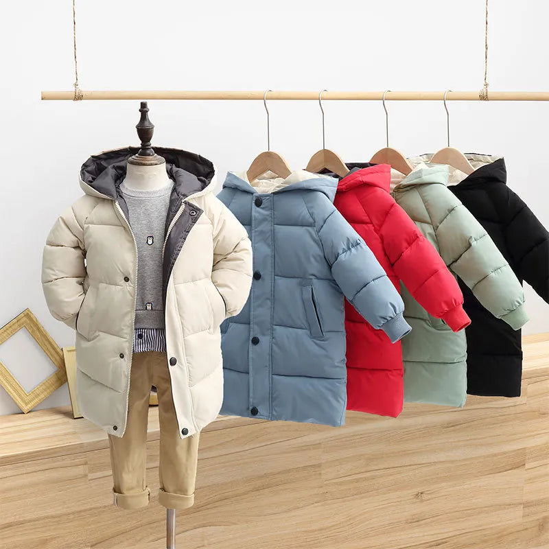 Thicken Warm Long Jacket for Babies