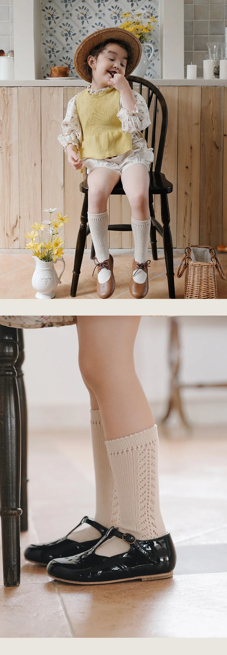 Cotton Knee-High Socks: Breathable & Stylish