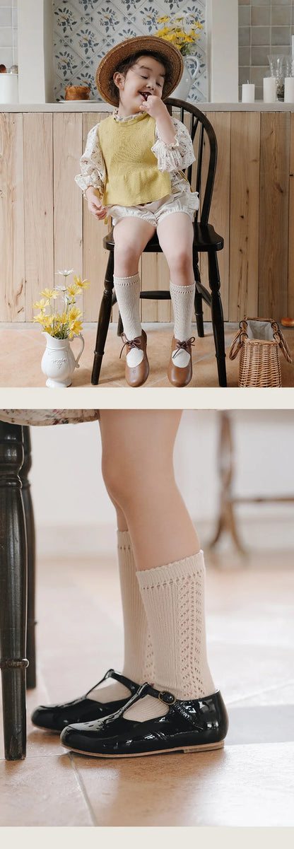 Cotton Knee-High Socks: Breathable & Stylish