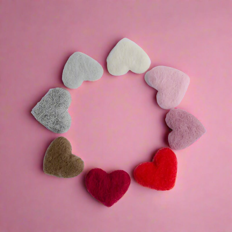 Newborn Photography Props: Love Heart Accessories (5pcs/Pack)