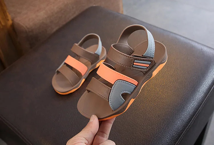 New Summer Boys' Casual Sandals: Soft, Non-slip, and Fashionable