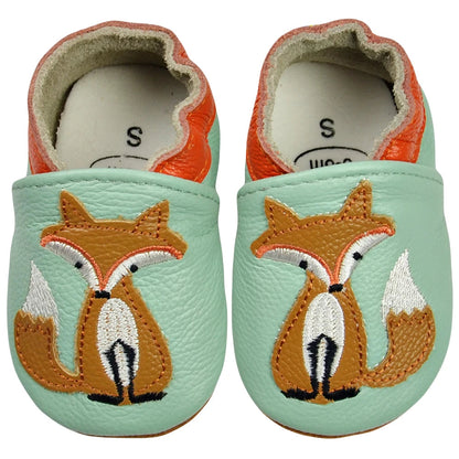 Genuine Leather Soft Sole Baby Shoes: Newborn Moccasins Slippers