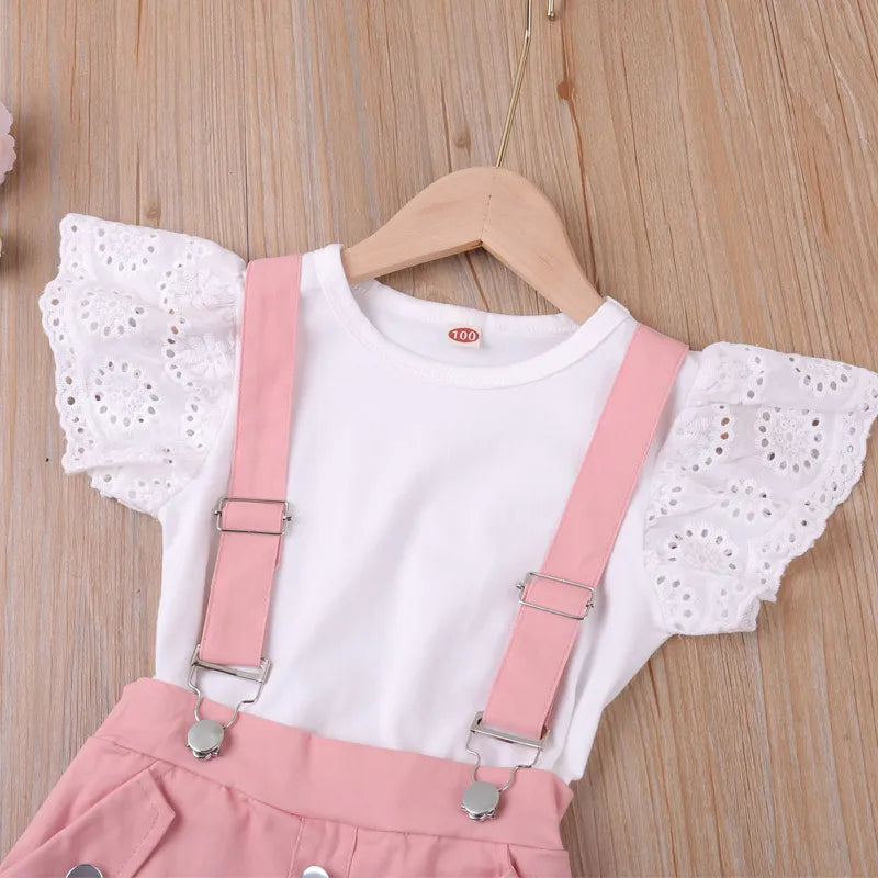 Princess Fashion Shorts Set for Girls