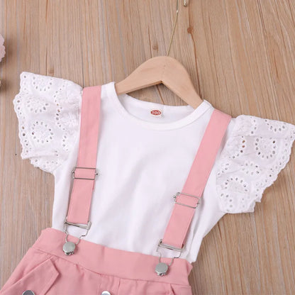 Princess Fashion Shorts Set for Girls
