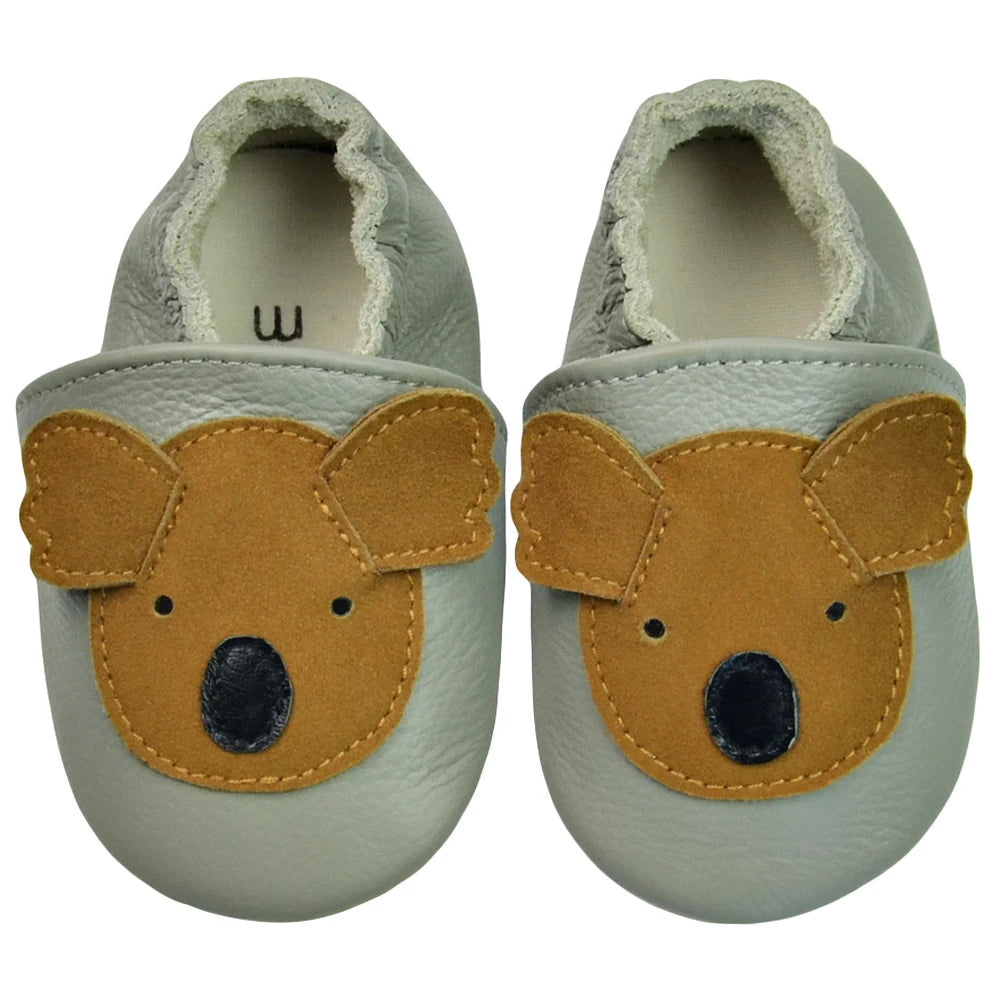 Genuine Leather Soft Sole Baby Shoes: Newborn Moccasins Slippers