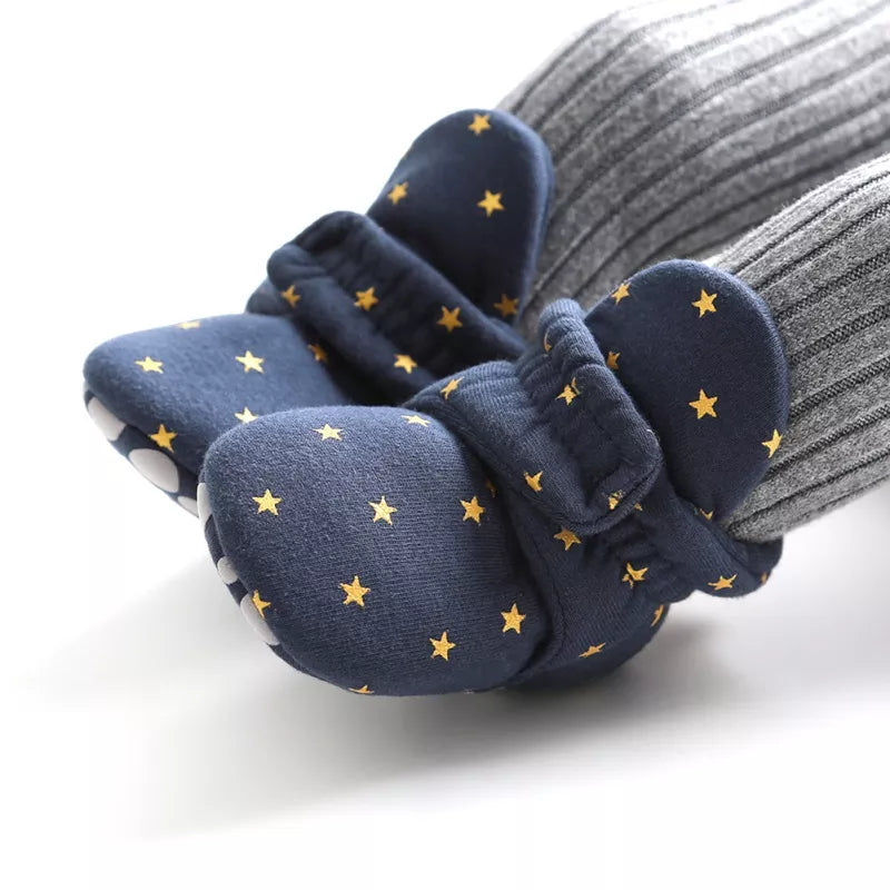 Newborn Baby First Walkers - Soft Anti-slip Crib Shoes
