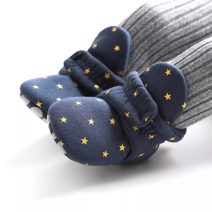 Newborn Baby First Walkers - Soft Anti-slip Crib Shoes