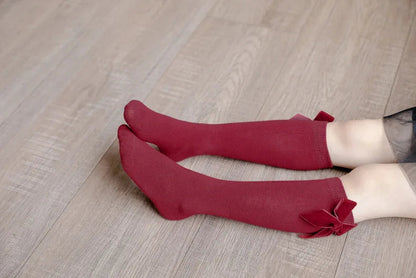 Bow Knee High Socks for Baby Girls