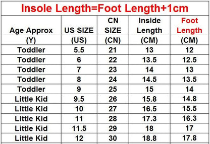 Autumn/Winter Kids' Plush Leather Boots (Size 21-30)