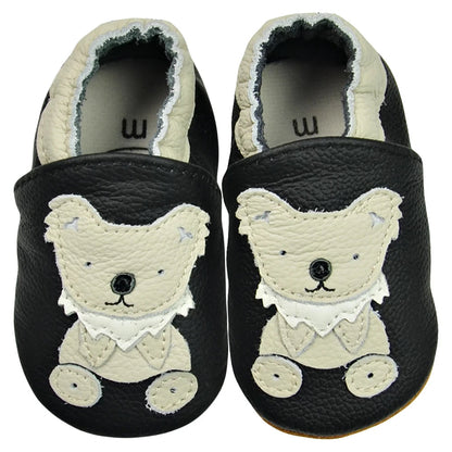 Genuine Leather Soft Sole Baby Shoes: Newborn Moccasins Slippers