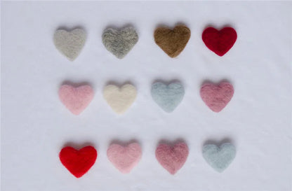 Newborn Photography Props: Love Heart Accessories (5pcs/Pack)