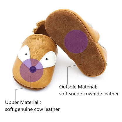 Genuine Leather Soft Sole Baby Shoes: Newborn Moccasins Slippers