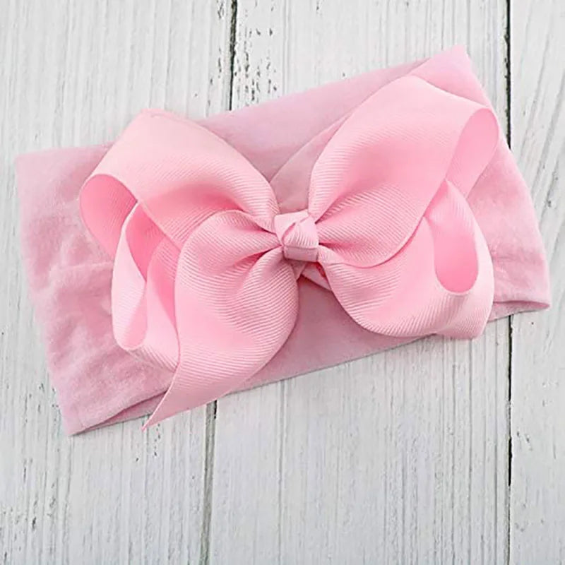 20PCS Soft Baby Headbands with Bows for Babies