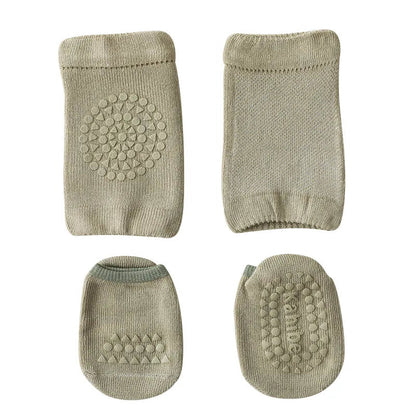 Baby Knee Pads & Anti-Slip Socks Set