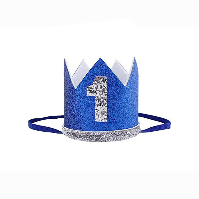 Glitter Number Birthday Crown