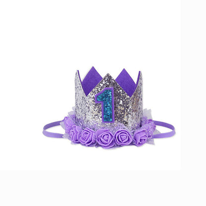 Floral Birthday / Number Crown