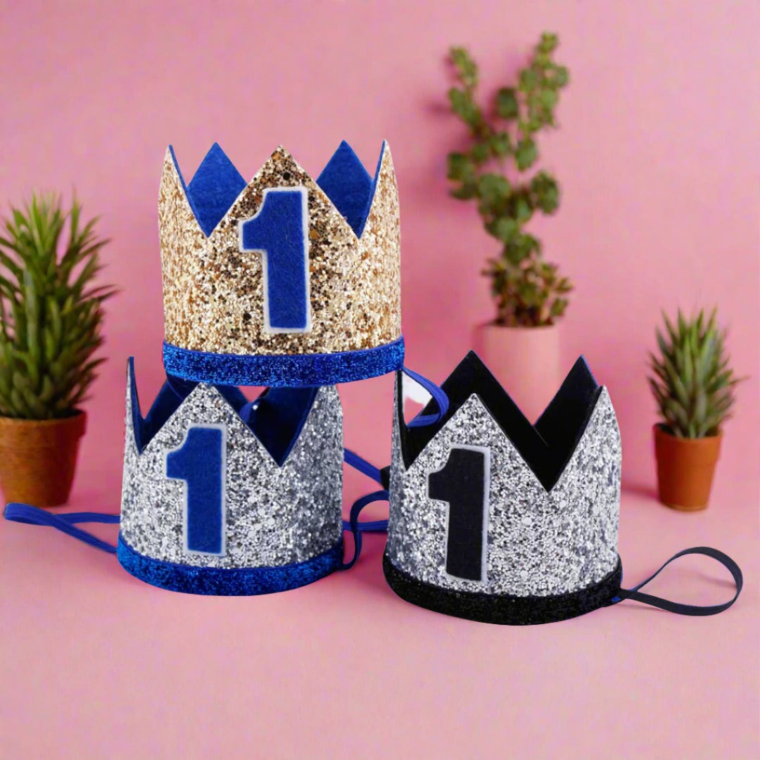 Glitter Number Birthday Crown