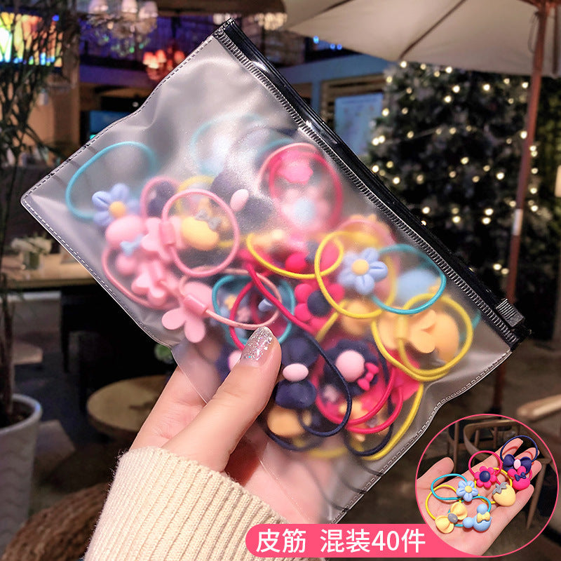 Cartoon Elastic Rings / Hair Candy