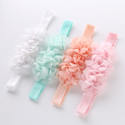Ruffle Rose Headband