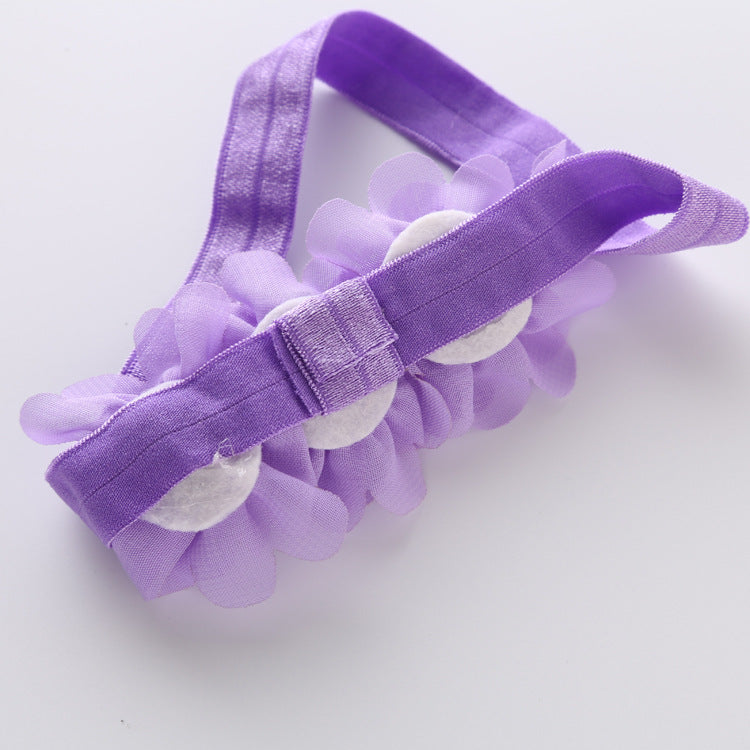 Ruffle Rose Headband