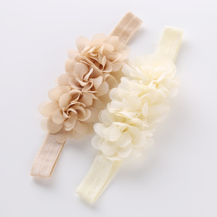 Ruffle Rose Headband