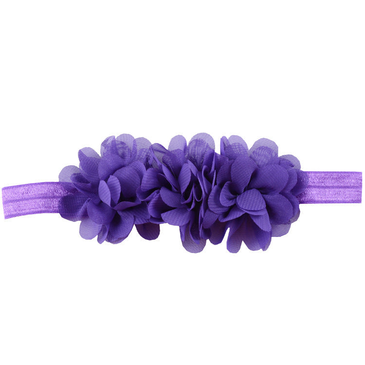 Ruffle Rose Headband