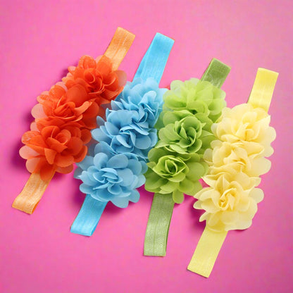 Ruffle Rose Headband