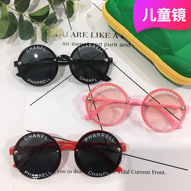 CHANEL INSPIRED ROUND KIDS GLASSES