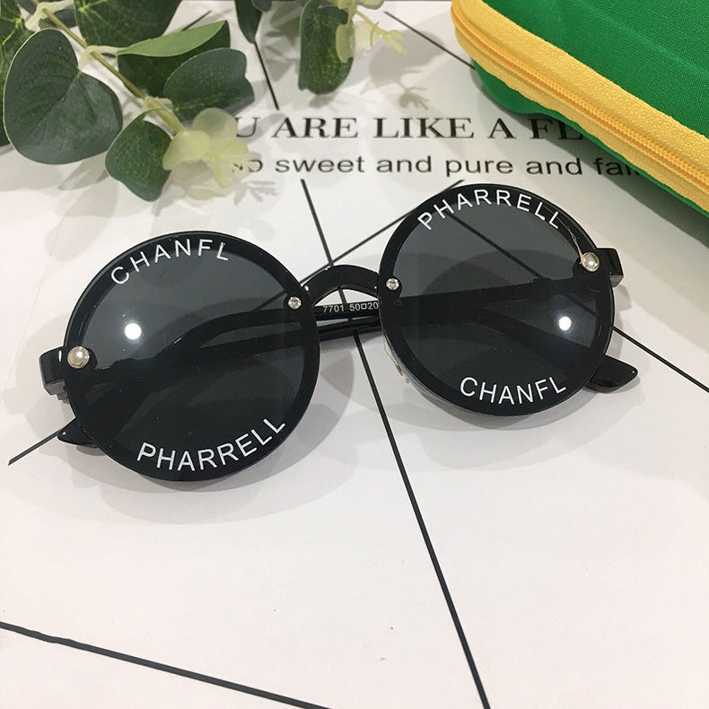 CHANEL INSPIRED ROUND KIDS GLASSES
