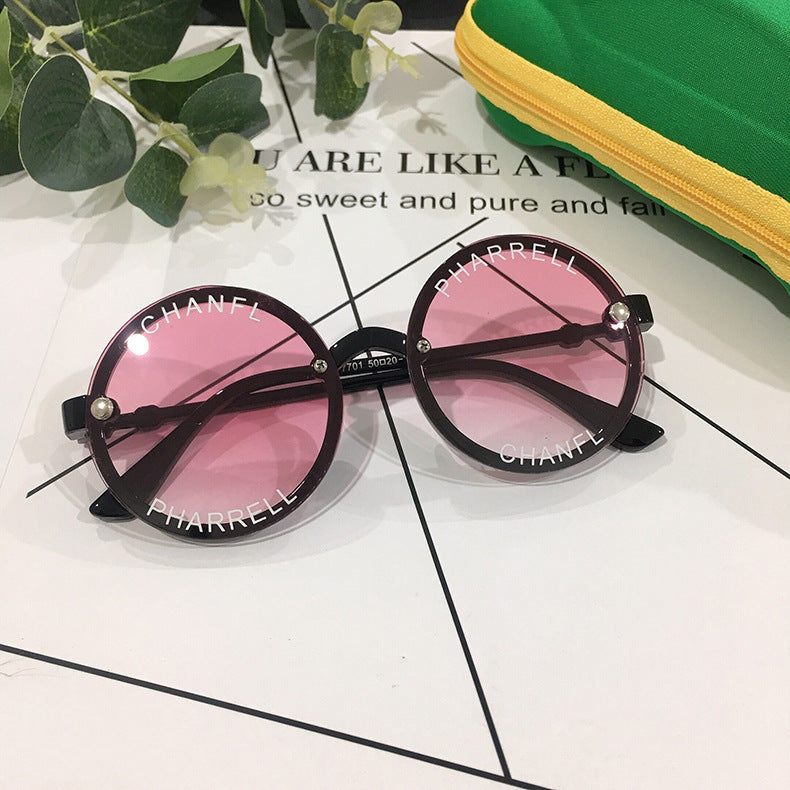 CHANEL INSPIRED ROUND KIDS GLASSES