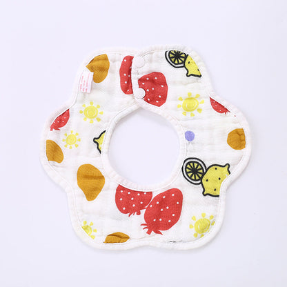 Floral Collar Baby Bibs