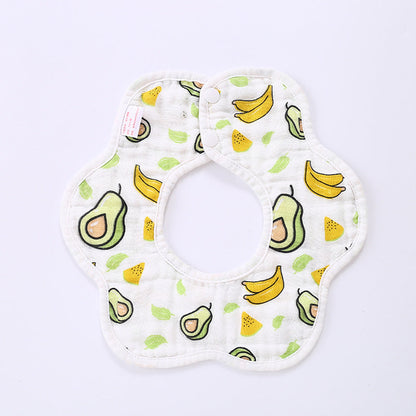Floral Collar Baby Bibs