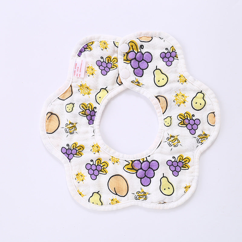 Floral Collar Baby Bibs