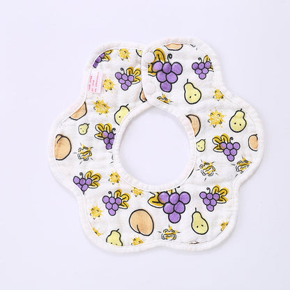 Floral Collar Baby Bibs