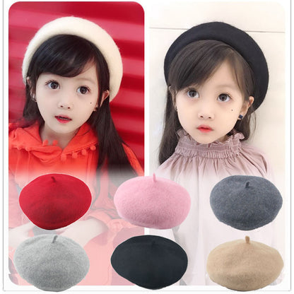 Cute Kids Wool Beret
