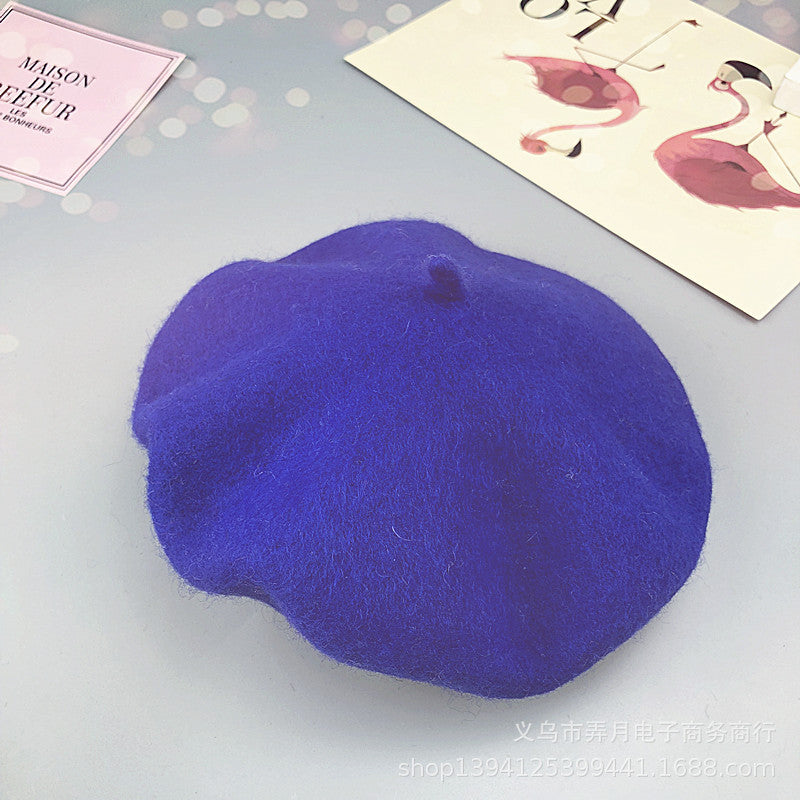 Cute Kids Wool Beret