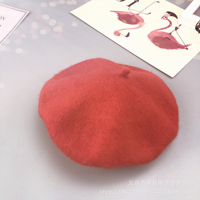 Cute Kids Wool Beret