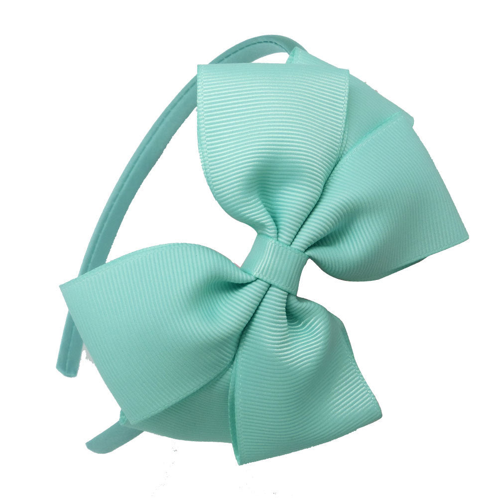 BIG BOW ALICE BAND FOR GIRLS