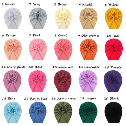 Cute Ruffle Ball Turban / Cap