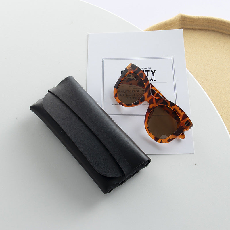 Sunglasses Leather Purse