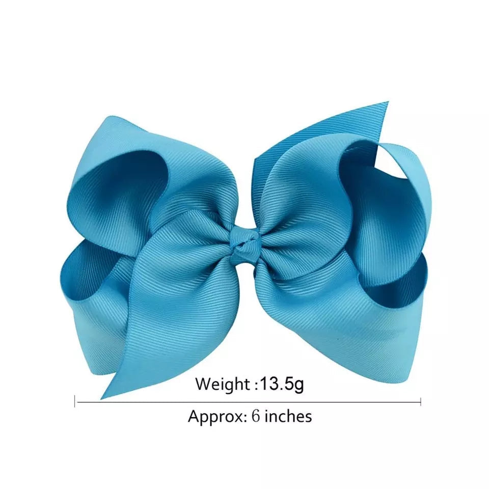 LARGE TWINED BOW HAIR CLIPS
