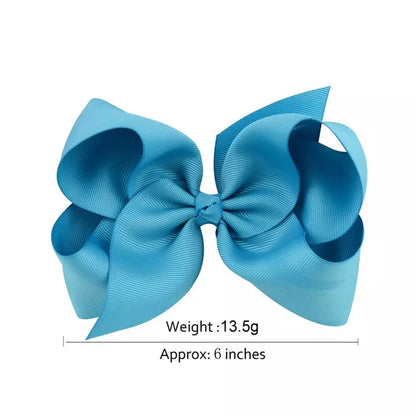 LARGE TWINED BOW HAIR CLIPS