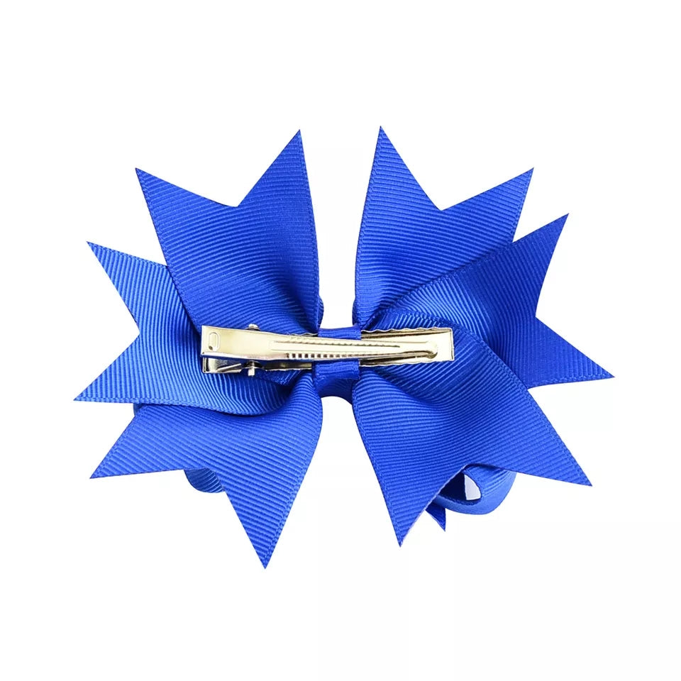 LARGE KNOTTED BOW HAIR CLIPS